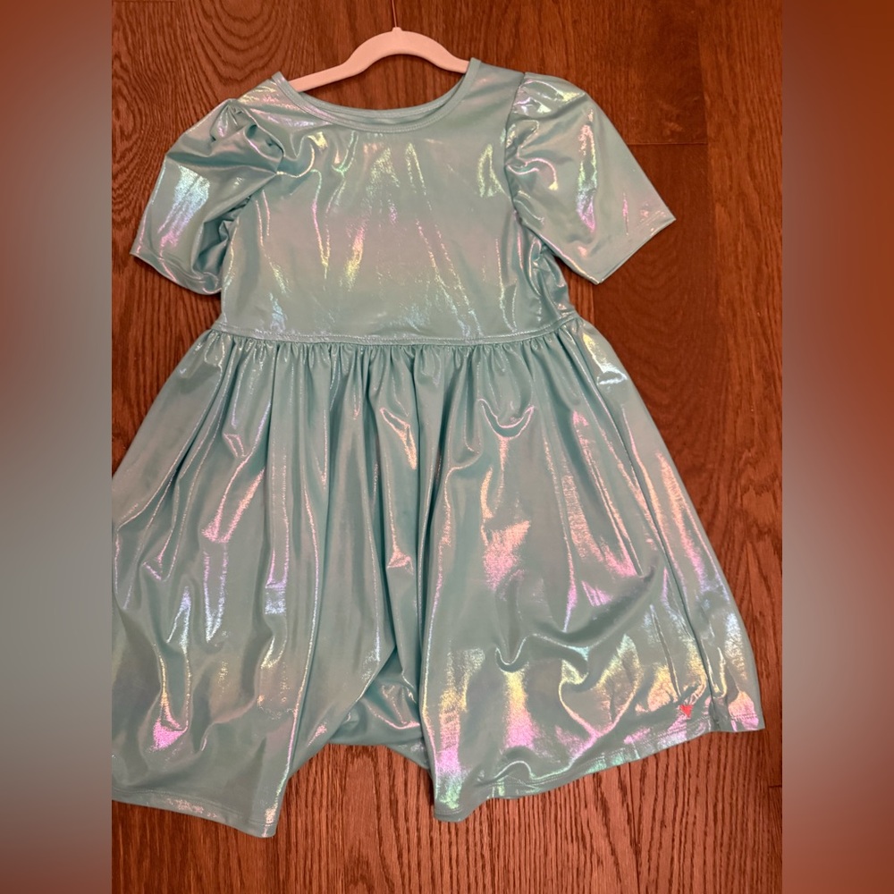 Pink Chicken Aqua Shimmer Dress